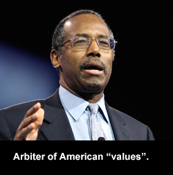 Arbiter of American "values"