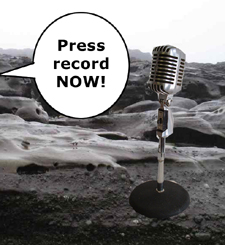 Press record now