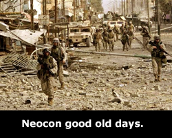 Neocon good old days.