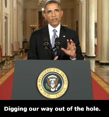 Digging our way out of the hole