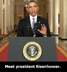 Meet president Eisenhower.