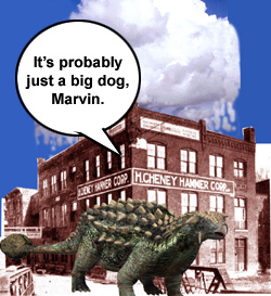 It's probably just a big dog, Marvin