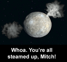 Whoa. You're all steamed up, Mitch!