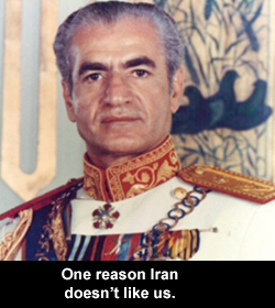 One reason Iran doesn't like us.