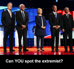 Can YOU spot the extremist?