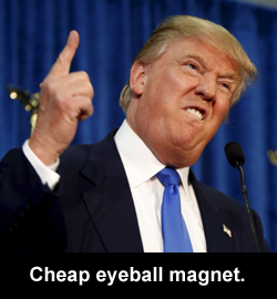 Cheap eyeball magnet