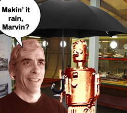 Makin' it rain, Marvin?