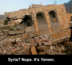 Syria? Nope. It's Yemen.