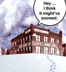 Hey ... I think it might have snowed.