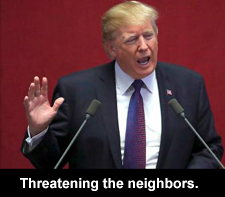Threatening the neighbors
