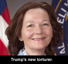 Trump's new torturer.