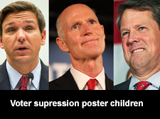 Voter supression poster children