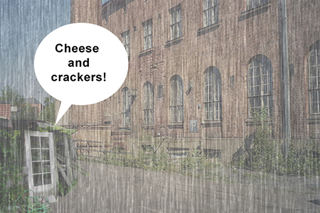 Cheese and crackers!