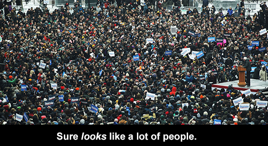 Sure looks like a lot of people.