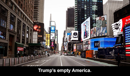 Trump's empty America.