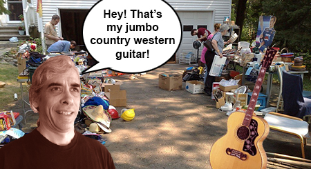 Hey! That's my jumbo country western guitar!