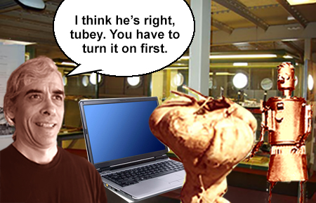 I think he's right, tubey. You have to turn it on first.